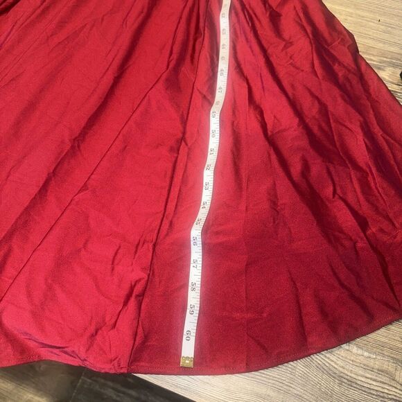 La Femme Red Strappy High Neck Slit Formal Gown Size 00. NWOT. D - Picture 12 of 13